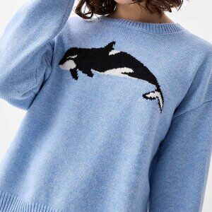 Things Between Orca While Loose Fit Sweater